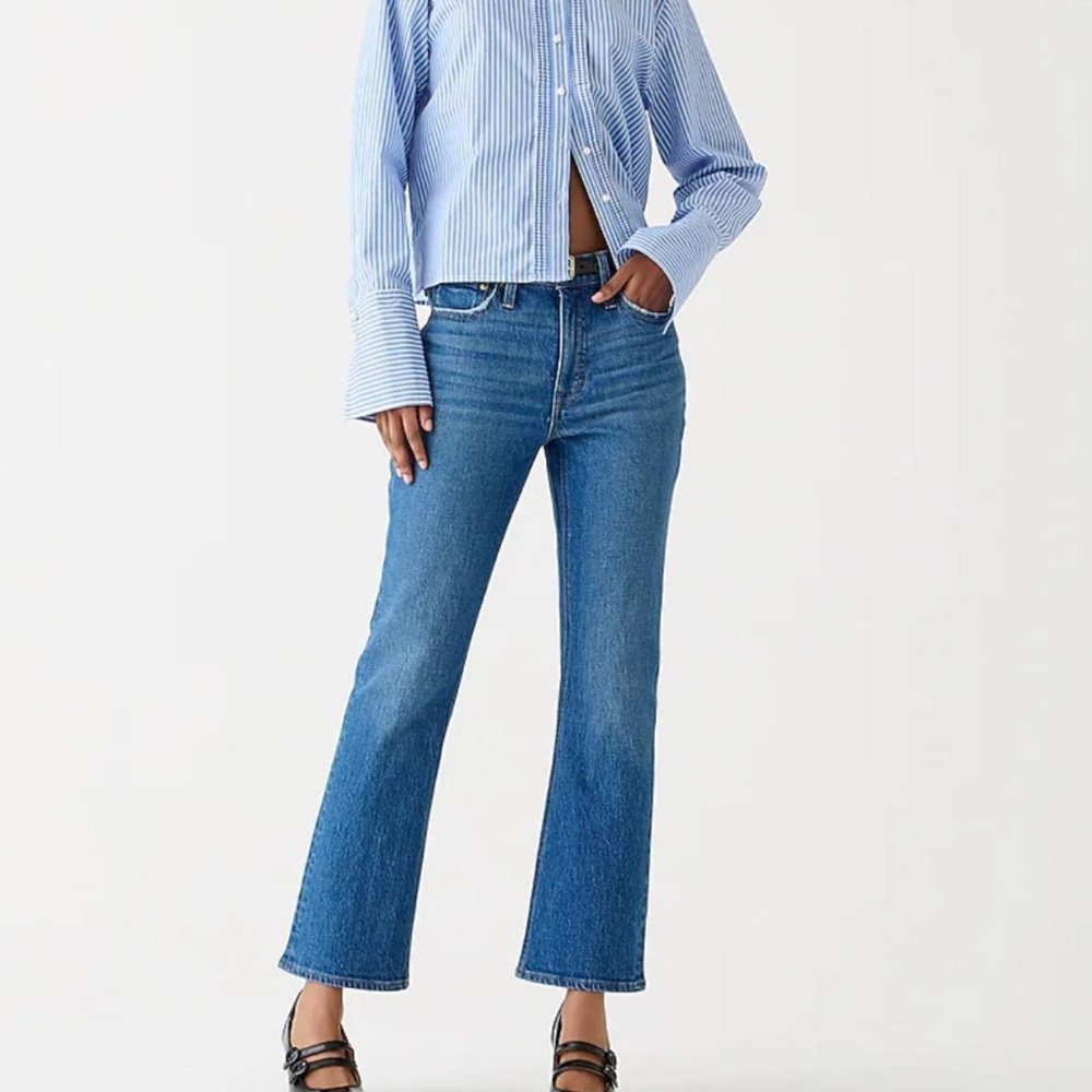 j-crew 9" demi-boot ankle jean NWT